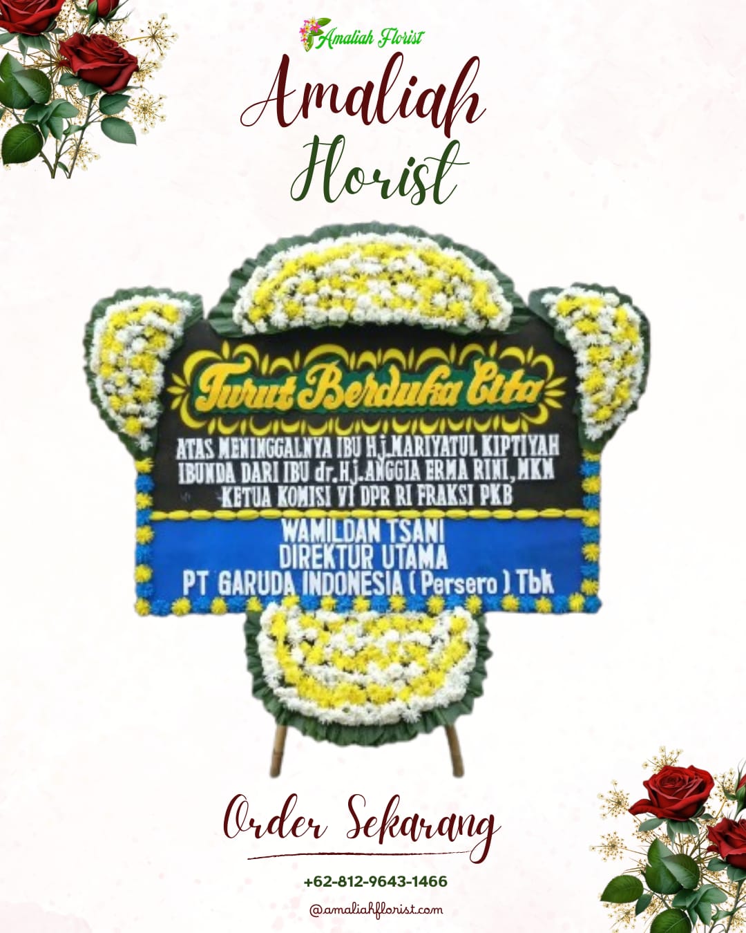 Papan Bunga Duka Pademawu